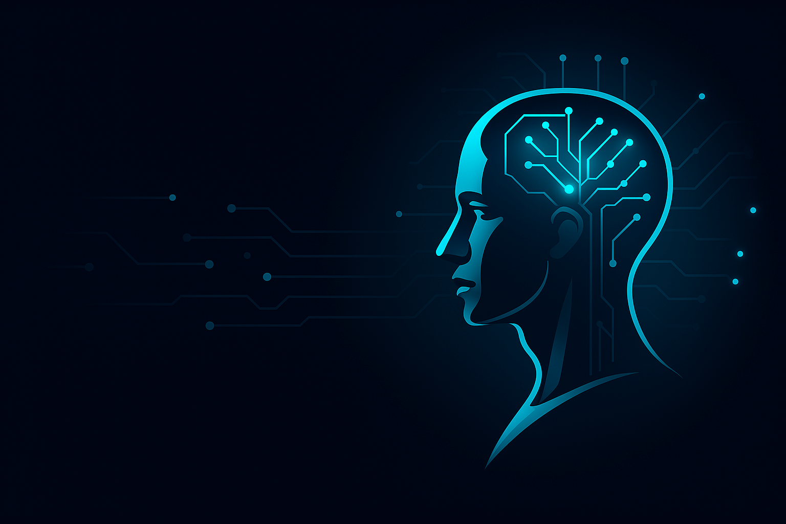 Ilustración de inteligencia artificial empresarial - Digital All Services
